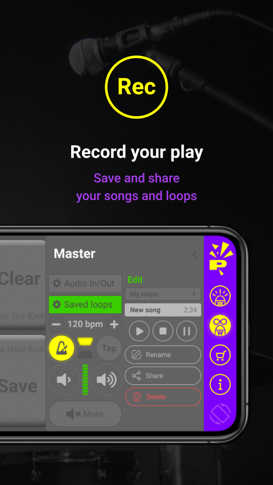 Looper app store preview showing a second marketing visual